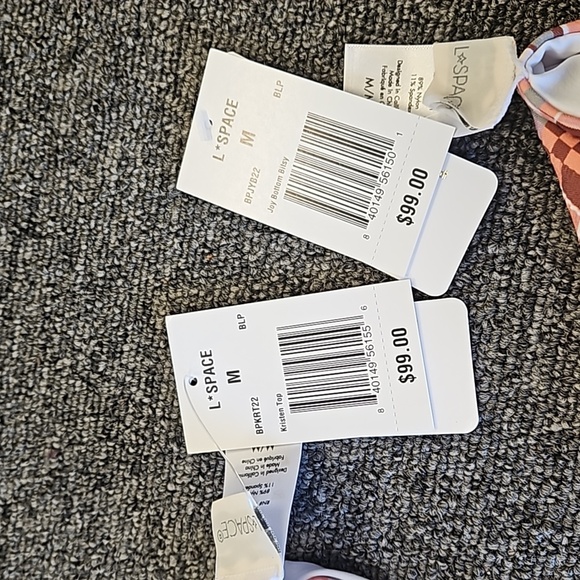 L*space Kristen Joy Bikini Swimsuit Block Party NWT Medium - Picture 6 of 8